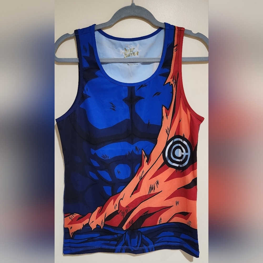 Just Saiyan Skinz Gear Goku Compression Tank Top Size M